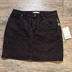Carve Designs Carson Cord Women's Black Skirt Size 6